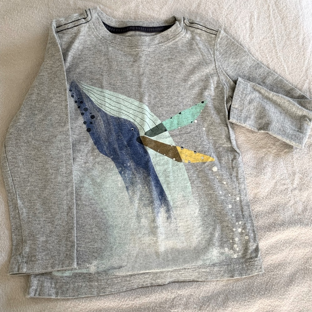 Tea Collection humpback whale long sleeve